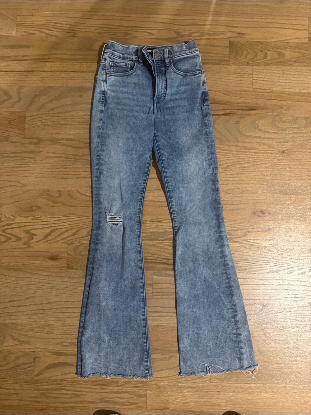Express- Slim flare High rise size 00